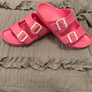 Pink Birkenstocks